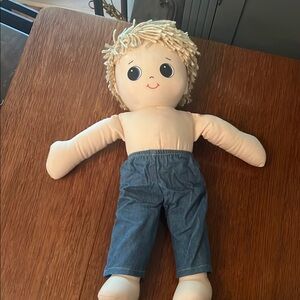 Adorable Kinders Rag Doll 18”